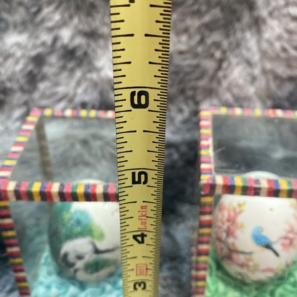 Vintage Oriental Hand-Painted Eggs In Display Cases - Picture 14 of 16